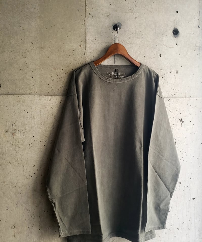 nigelcabourn 7.8oz 40s USMC L/S PIGMENT TEE | S