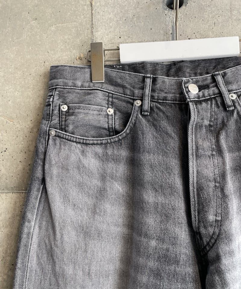 グラフペーパー Selvage Denim Five Pocket Tapered Pants