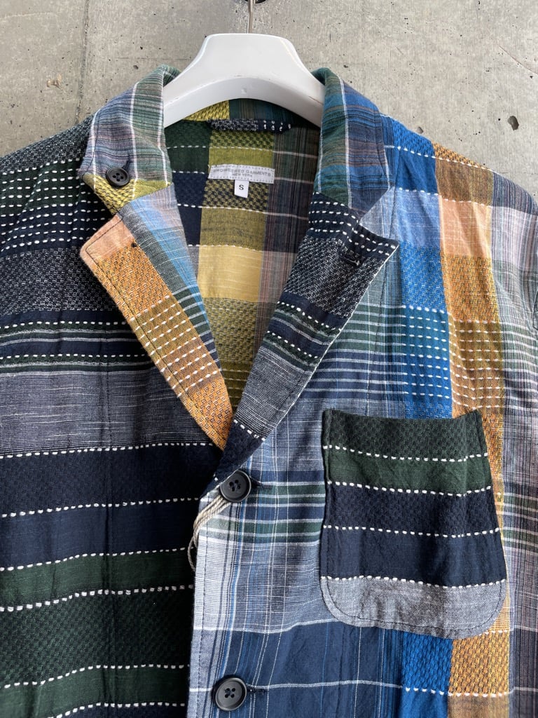 ENGINEERED GARMENTS LOITER JACKET - MADRAS DOBB