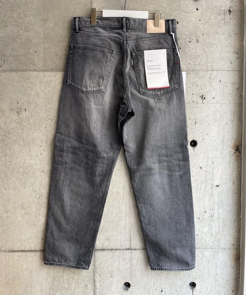 グラフペーパー Selvage Denim Five Pocket Tapered Pants