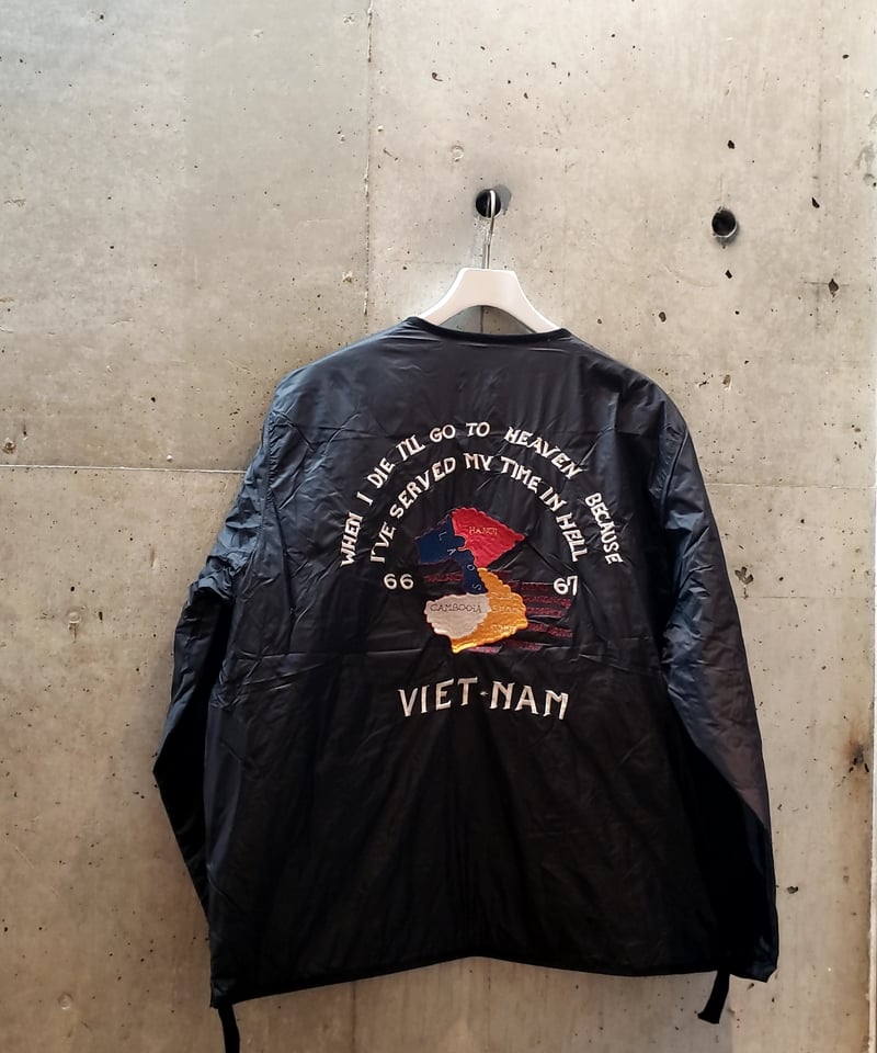 最終値下げ　TAION ナイロンジャケット ネイビー　ベトジャン TAION REVERSIBLE VETJAN DOWN JACKET