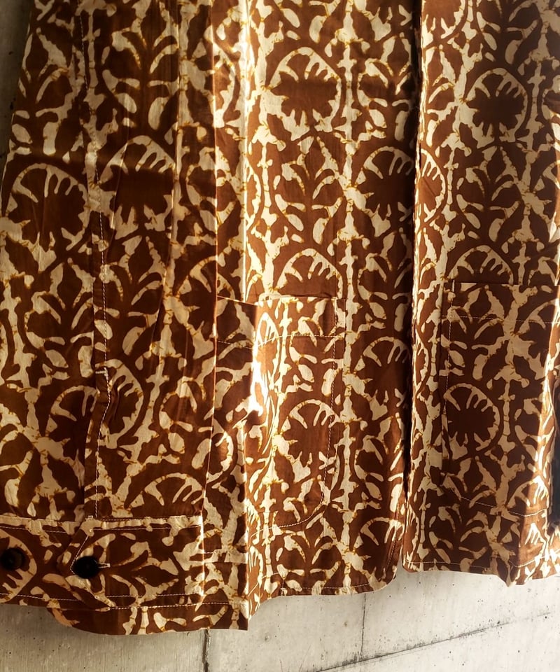 SOUTH2WEST8 PEN JACKET BATIK LEAF PRINT | SURPL
