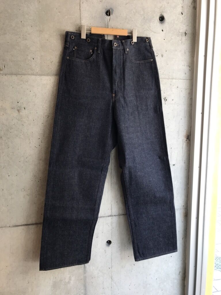 【NIGEL CABOURN】RAILMAN DENIM PANT WIDE Nigel Cabourn Railman Denim Pant - Green – Standard & Strange