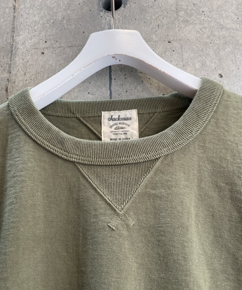 JACKMAN Dotsume Rib LS T-shirt | SURPLUS OITA
