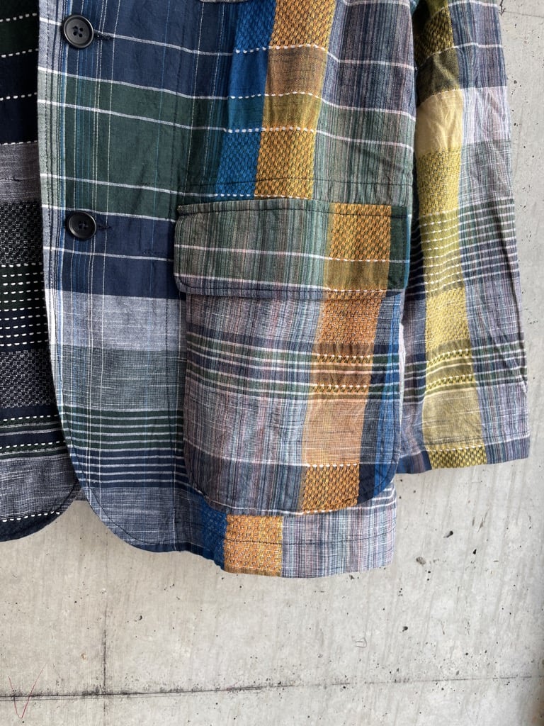 ジャケット・アウター Engineered Garments Loiter MADRAS DOBBY ENGINEERED GARMENTS LOITER JACKET - MADRAS DOBB