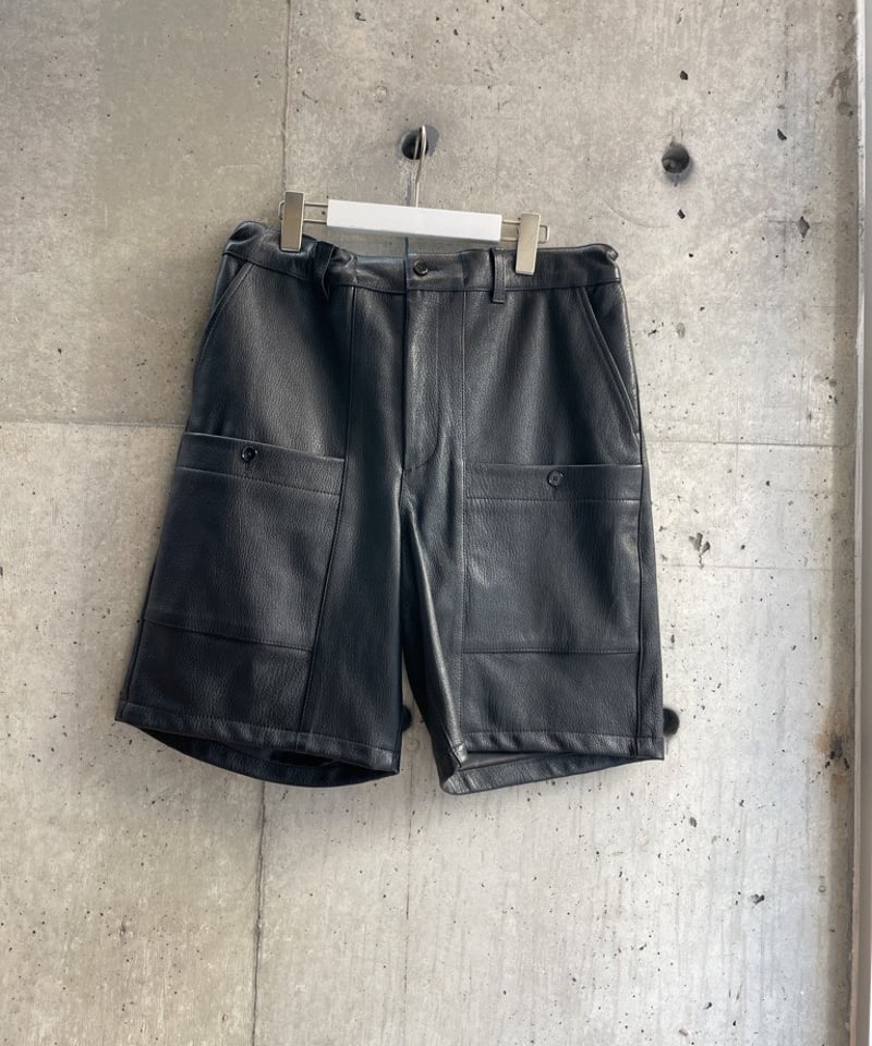 早い者勝ち！ACUOD by CHANU レザーニージップパンツ CCU BUSH SHORT GOAT LEATHER | SURPLUS OITA