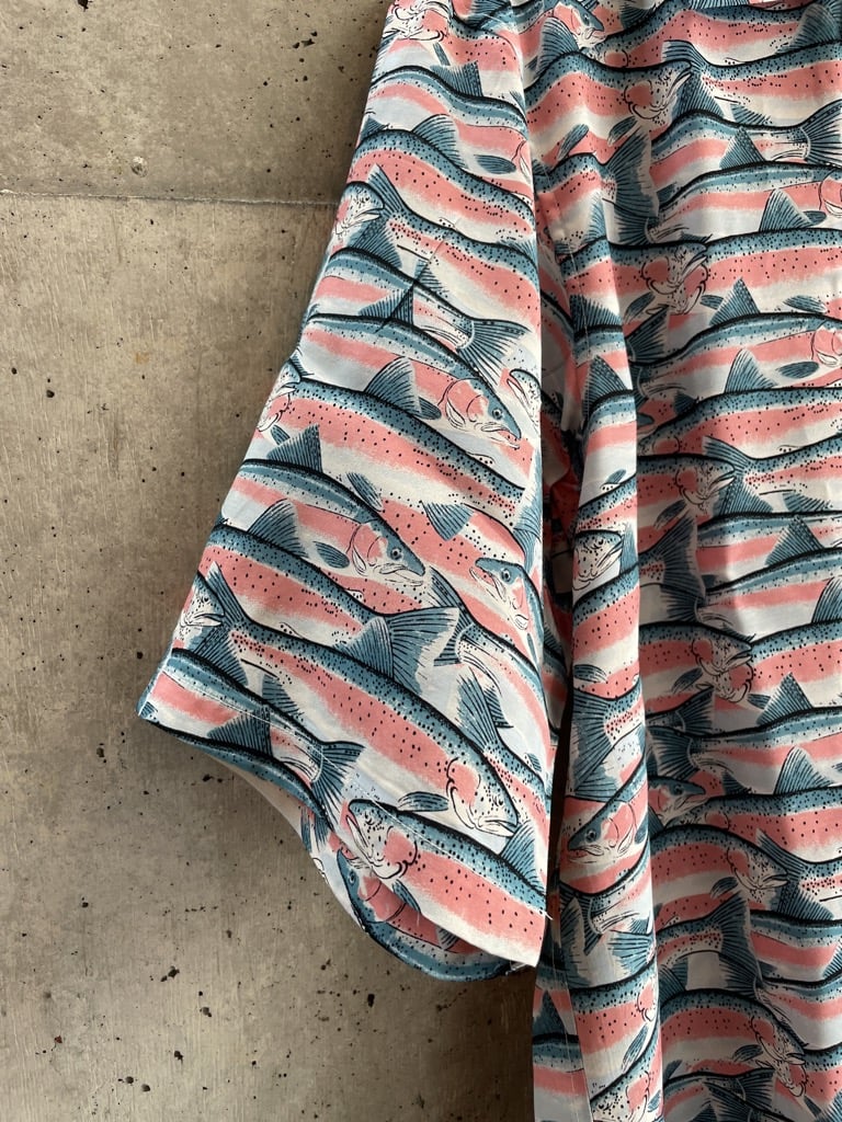 South2 West8 S/S Open Collar Shirt - Trout | S