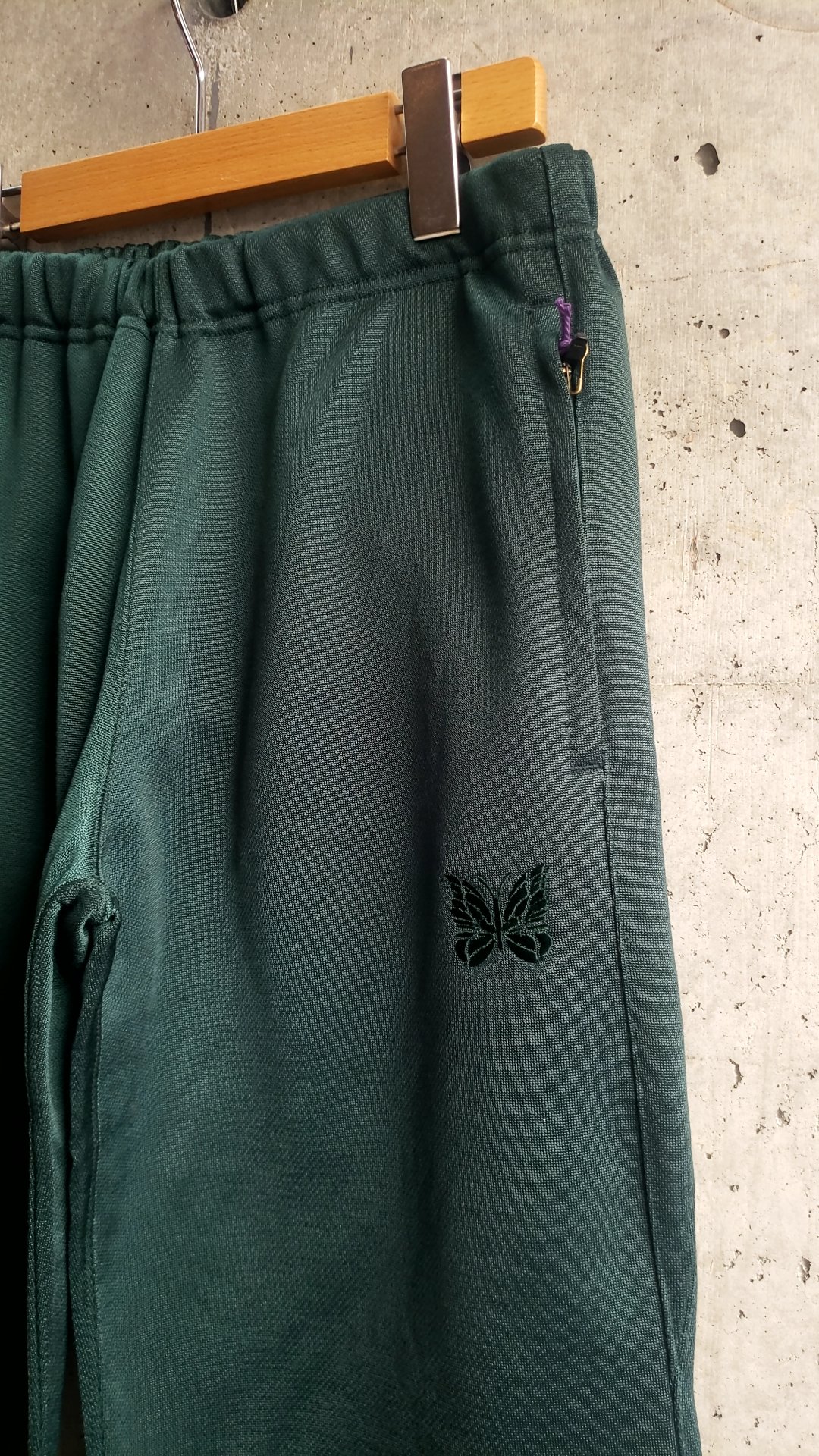 NEEDLES ZIPPED SWEAT PANT BRIGHT JERSEY | SURPL