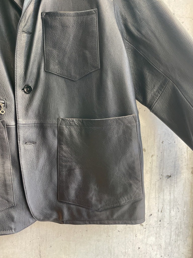 CCU TAILORED 3B JACKET GOAT LEATHER | SURPLUS OITA