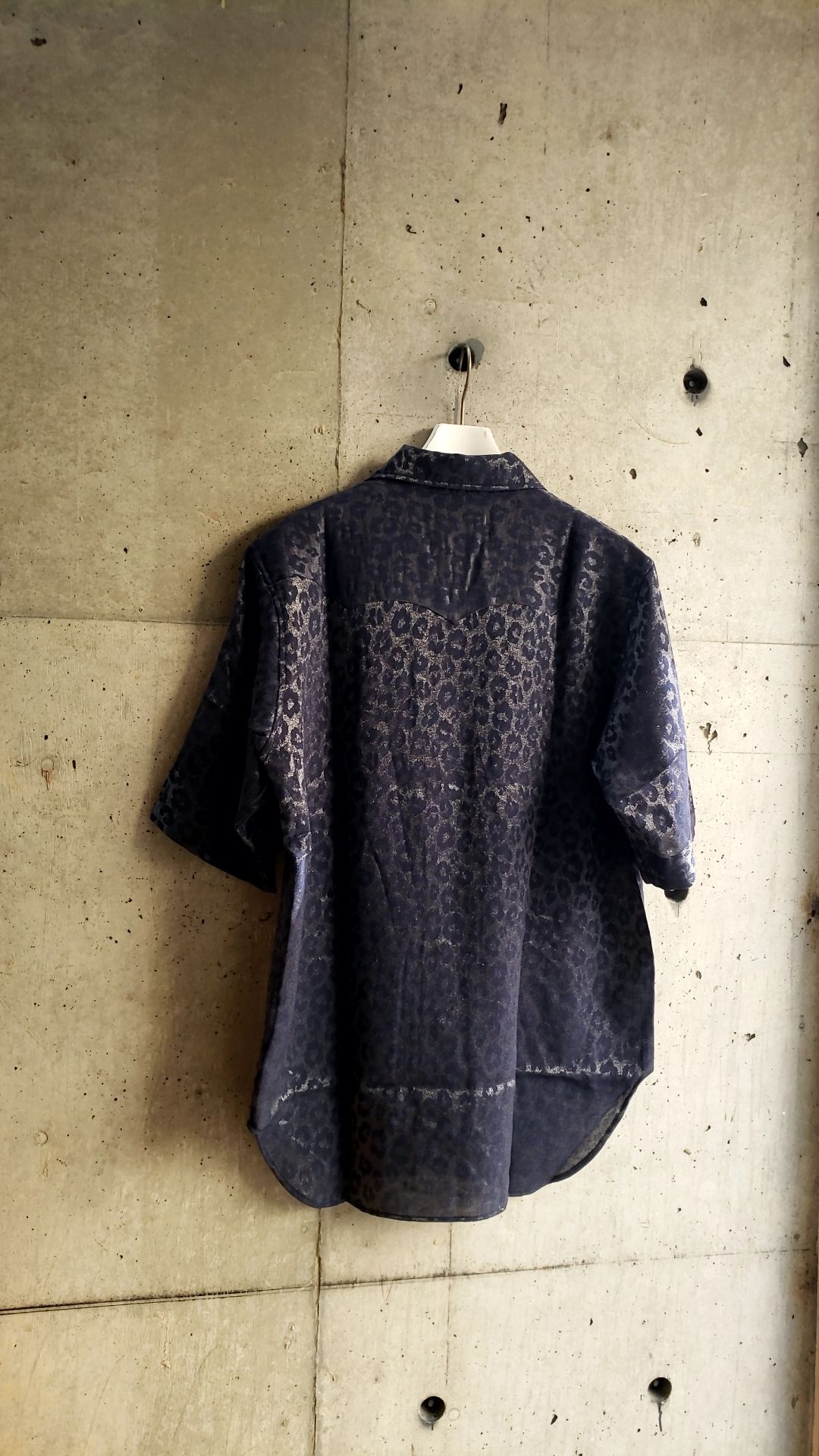 NEEDLES S/S WESTERN SHIRT RAYON LEOPARD JAQ | S