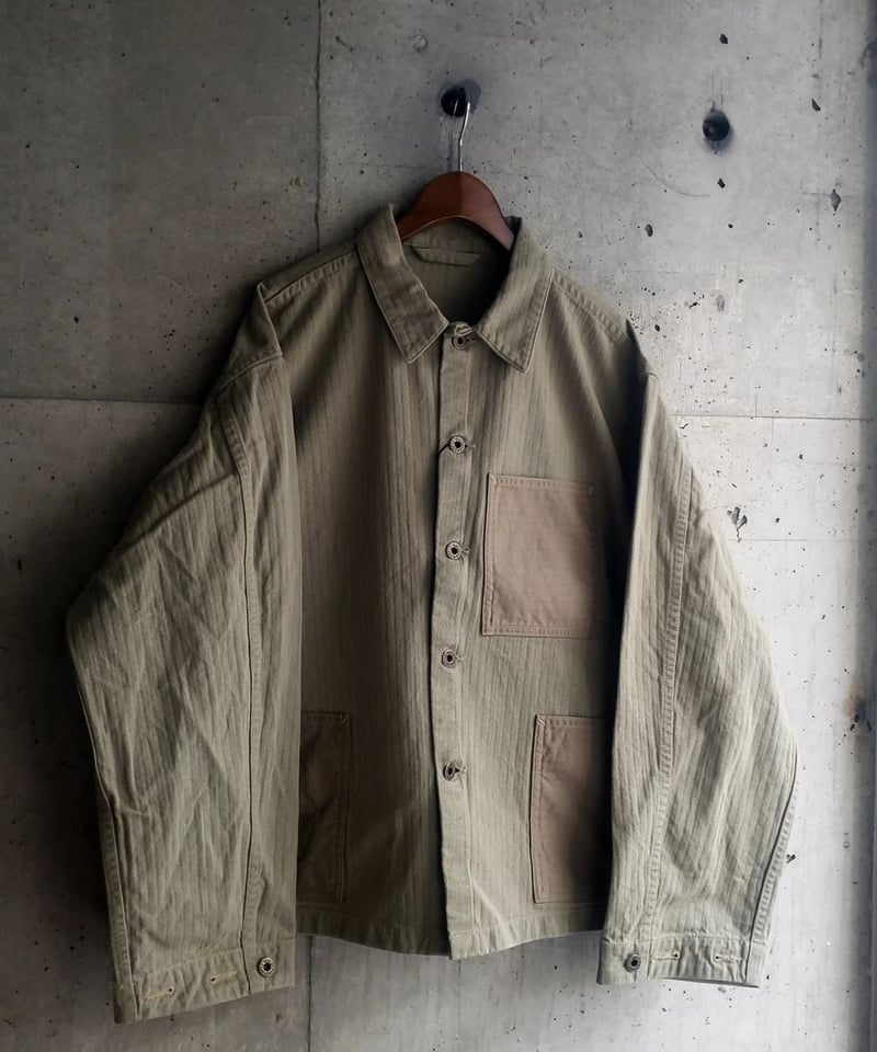 ナイジェルケーボン USMC CHORE JACKET HERRINGBONE | SURP