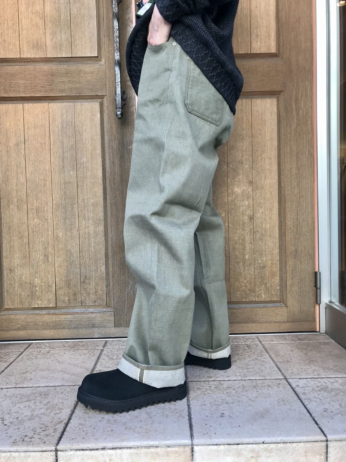 Nigel Cabourn メインライン RAILMAN DENIM PANT WID