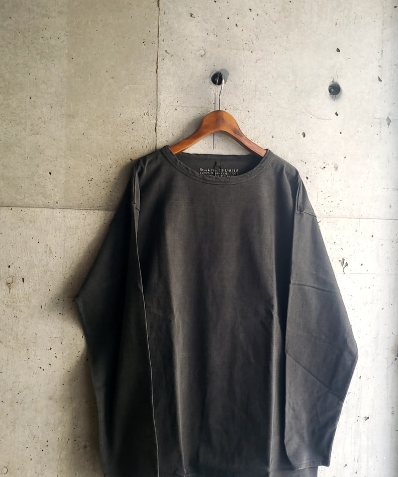 nigelcabourn 7.8oz 40s USMC L/S PIGMENT TEE | S