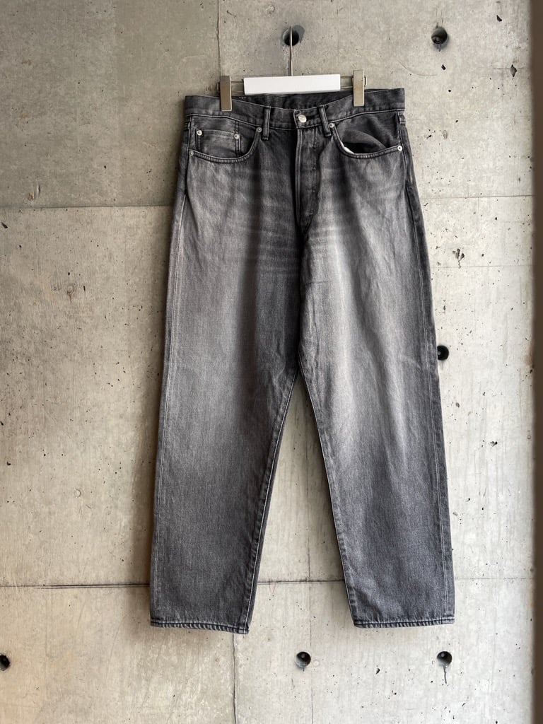 グラフペーパー Selvage Denim Five Pocket Tapered Pants