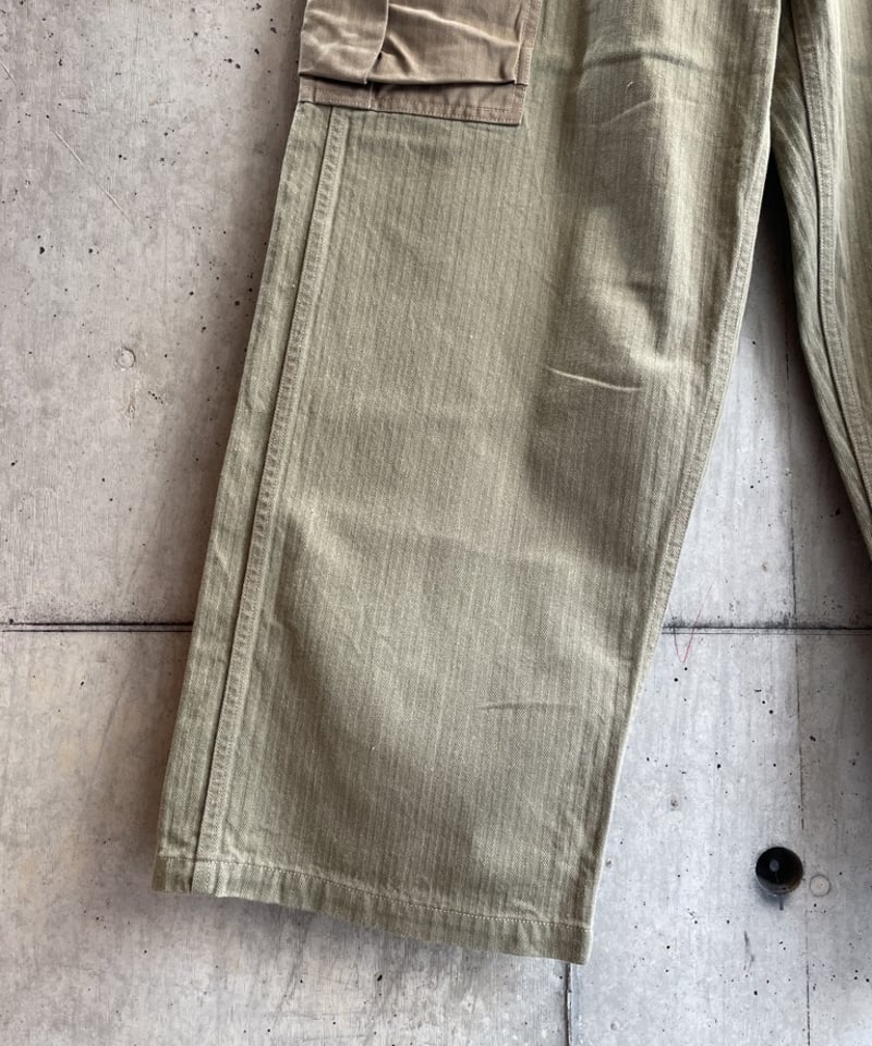 ナイジェルケーボン 40s MONKEY PT MIX HERRINGBONE | SURPL