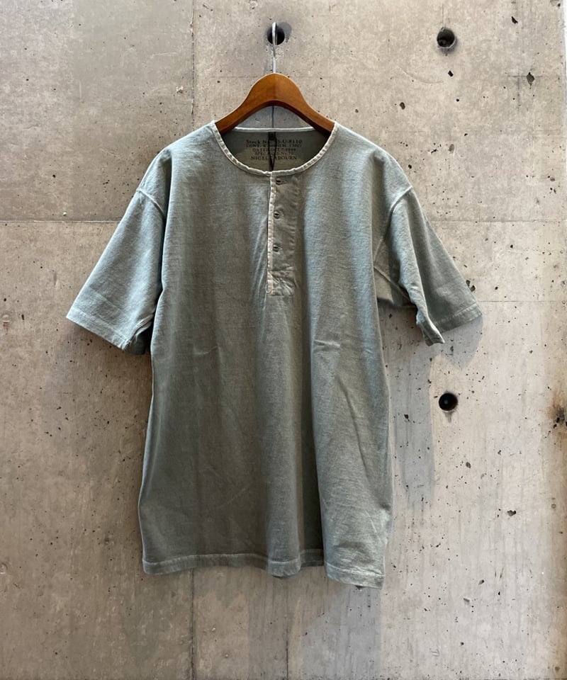 ナイジェルケーボン 50s HENLEY NECK SHIRT PIGMENT | SURPL