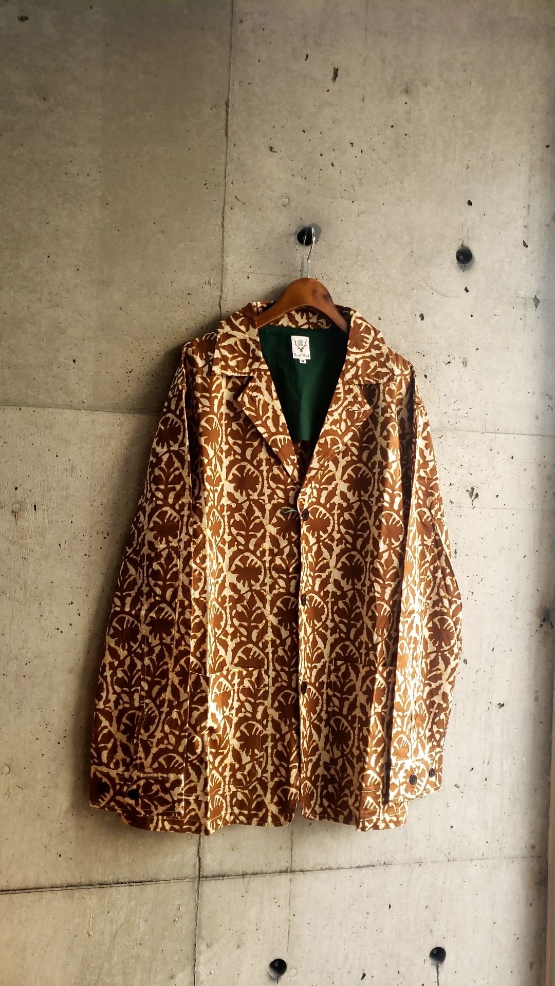 SOUTH2WEST8 PEN JACKET BATIK LEAF PRINT | SURPL SOUTH2WEST8 PEN JACKET BATIK LEAF PRINT | SURPL