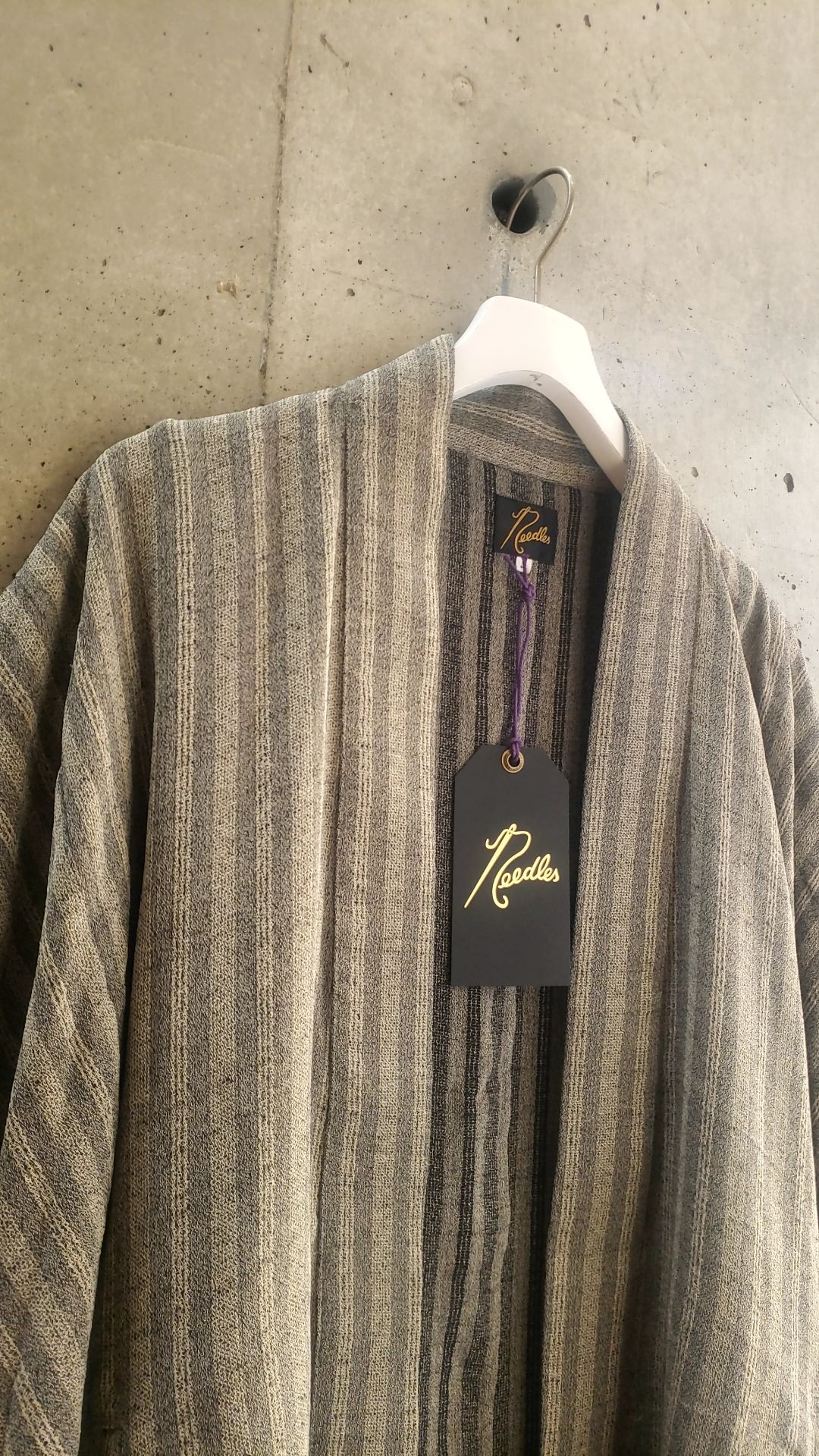 NEEDLES HAORI JACKET ALTERNATE STRIPE | SURPLUS