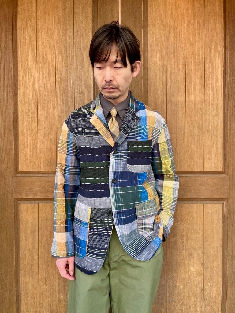 ジャケット・アウター Engineered Garments Loiter MADRAS DOBBY ENGINEERED GARMENTS LOITER JACKET - MADRAS DOBB