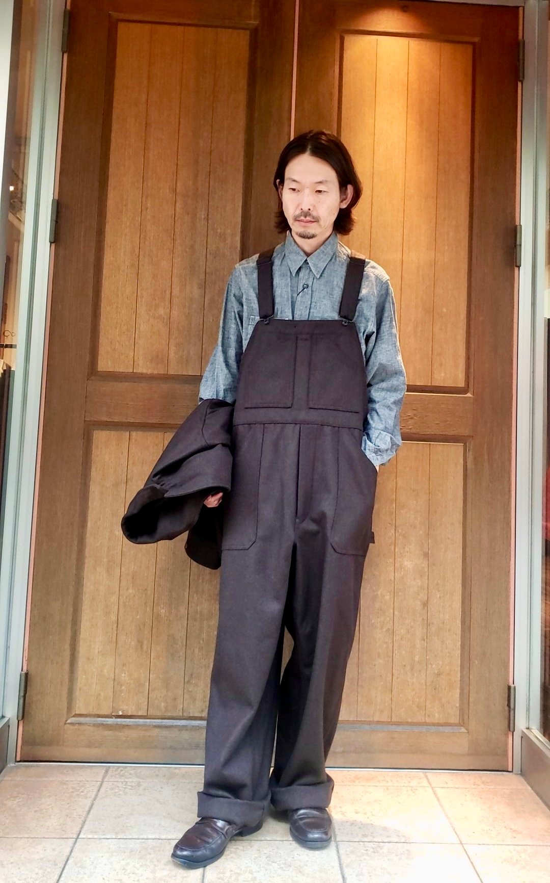 ナイジェルケーボン COAL MINER DUNGAREES BILLIARD CLOTH |