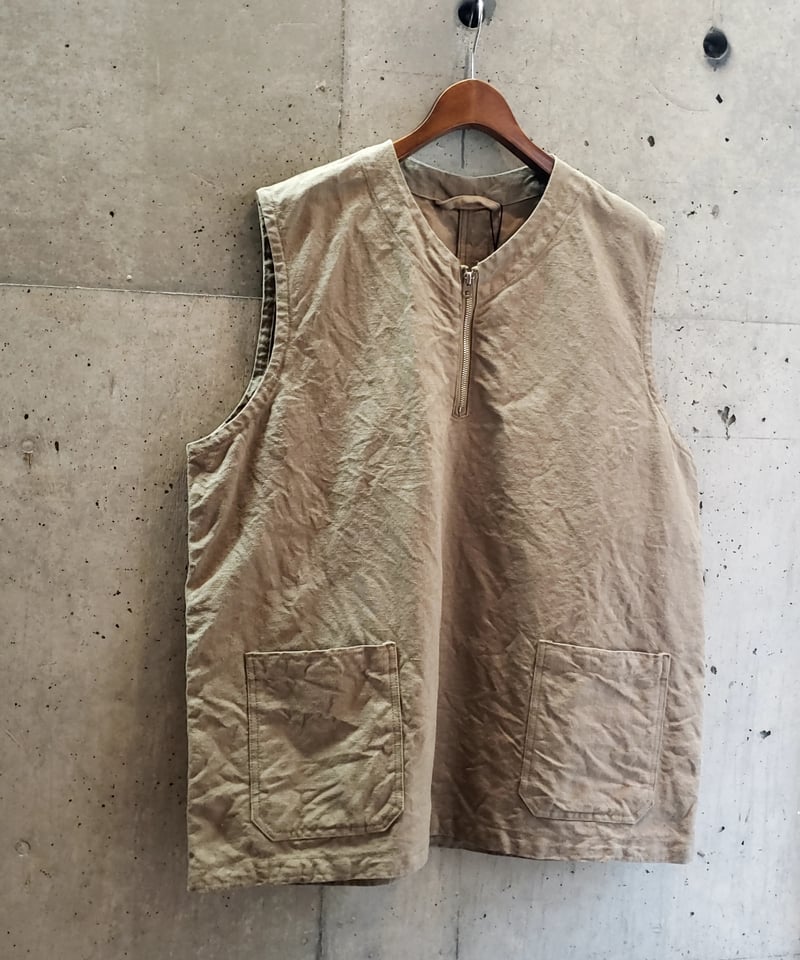 ナイジェルケｰボン FRENCH WORK VEST HEMP | SURPLUS OITA