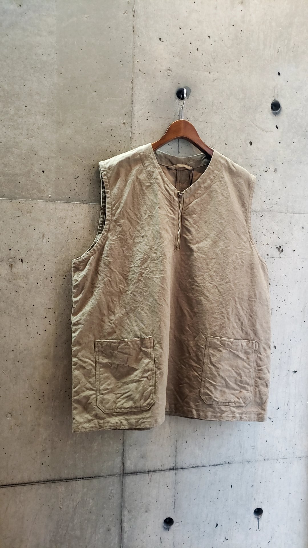 ナイジェルケｰボン FRENCH WORK VEST HEMP | SURPLUS OITA