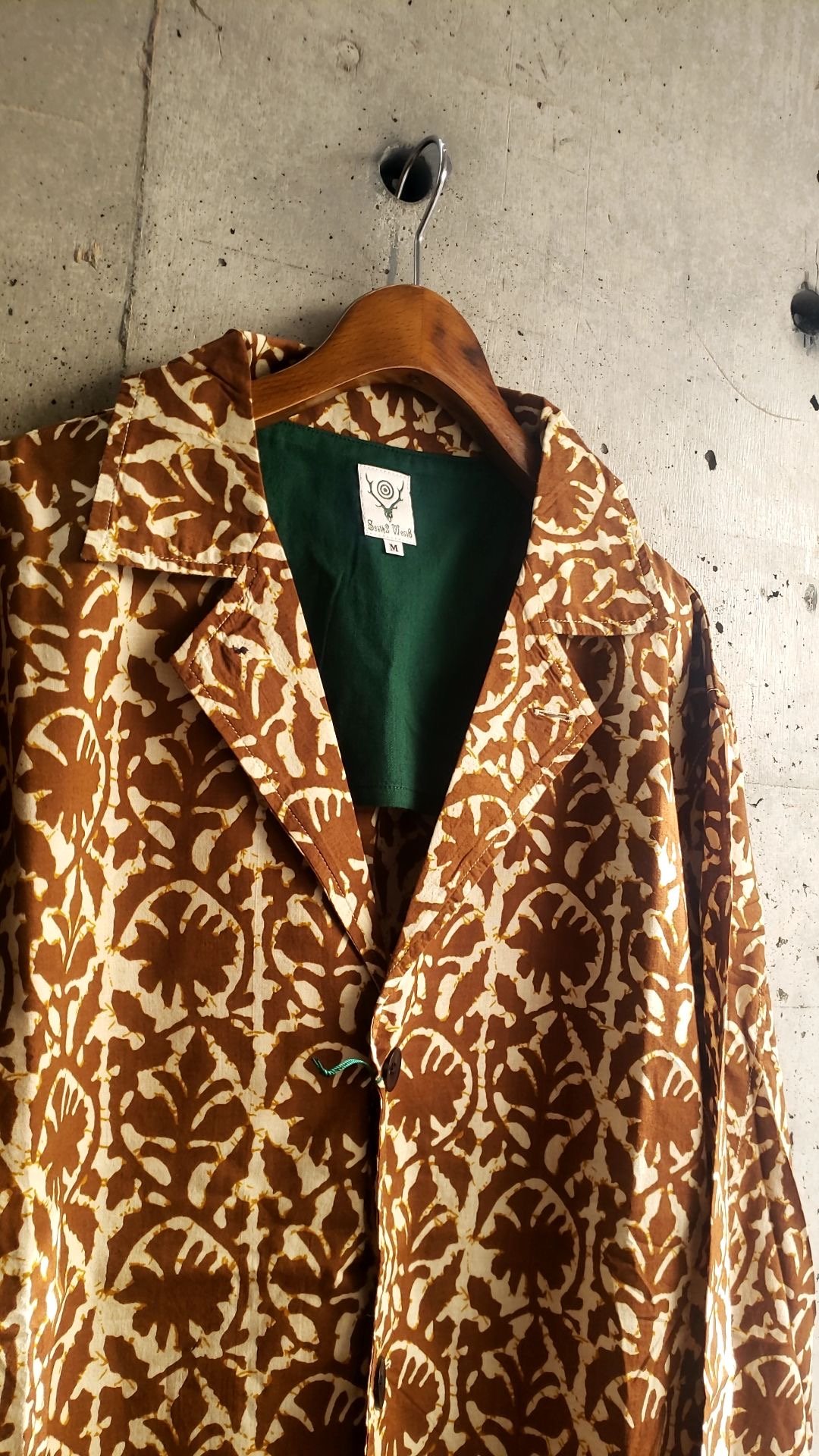 SOUTH2WEST8 PEN JACKET BATIK LEAF PRINT | SURPL SOUTH2WEST8 PEN JACKET BATIK LEAF PRINT | SURPL