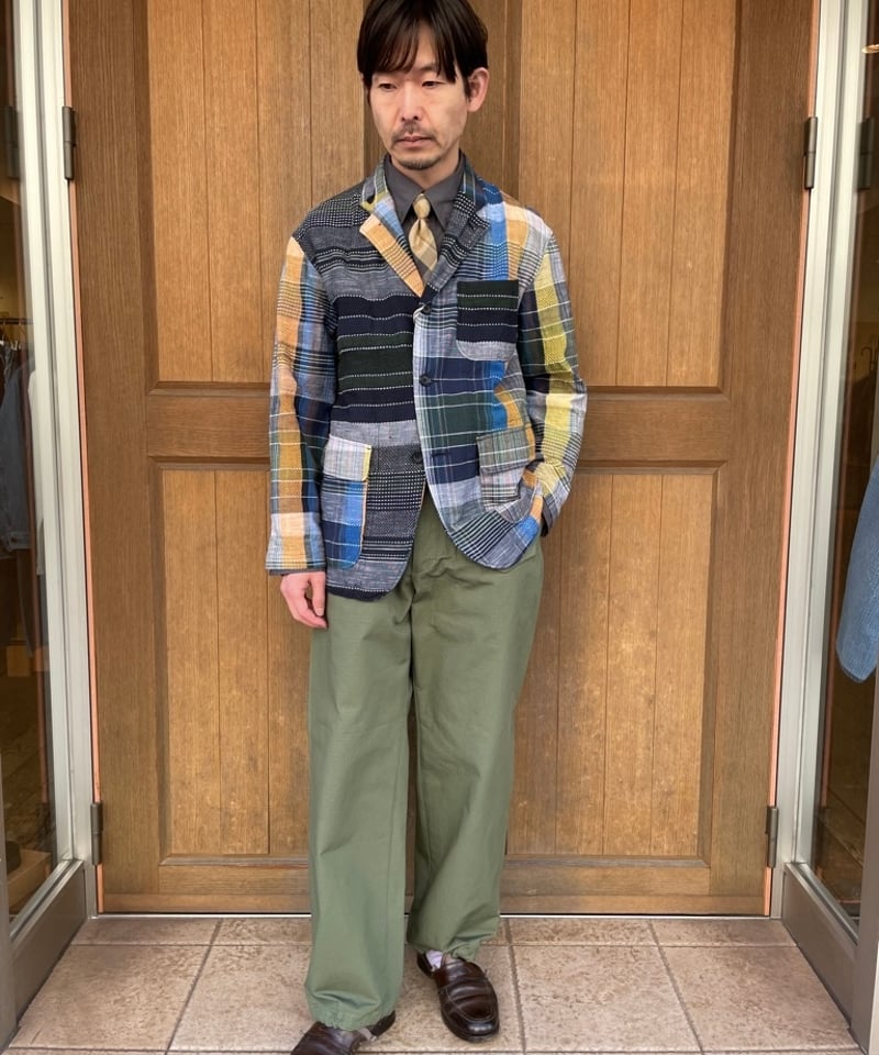 ENGINEERED GARMENTS LOITER JACKET - MADRAS DOBB