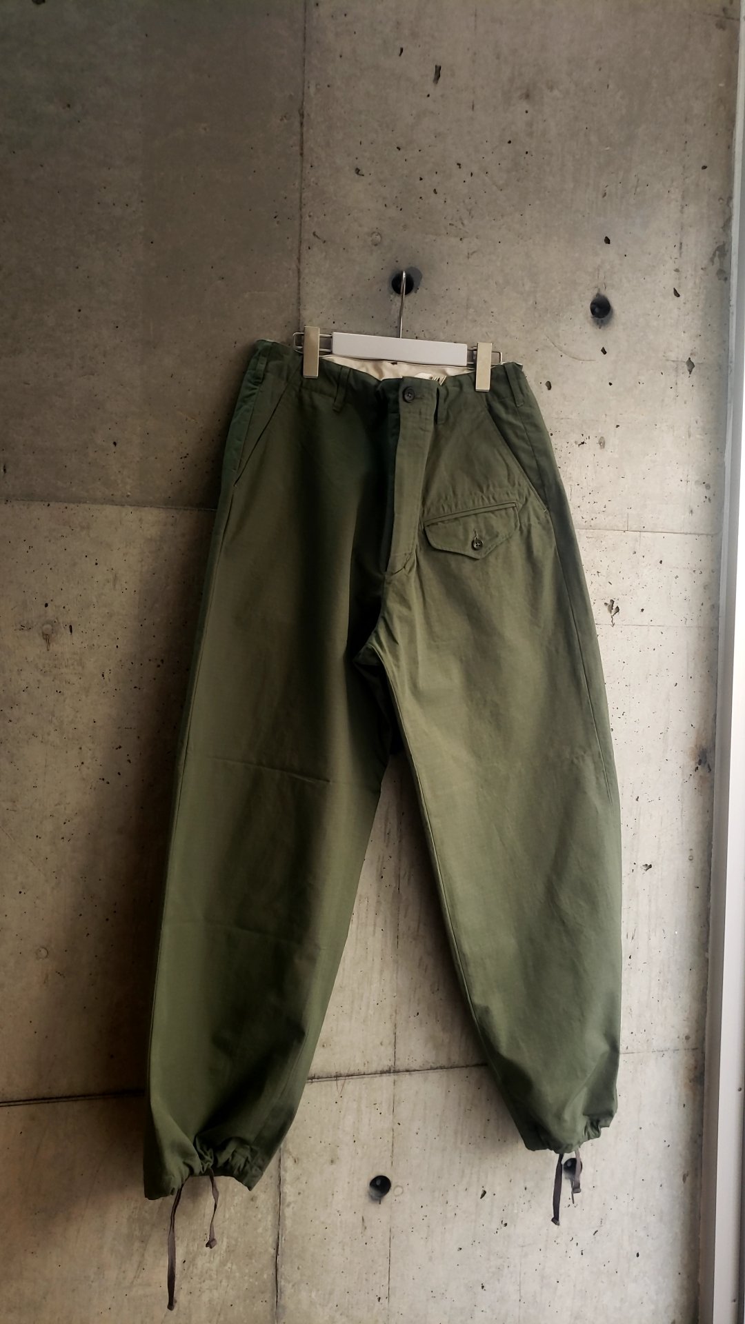 ENGINEERED GARMENTS GURKHA PANT COTTON RIPSTOP