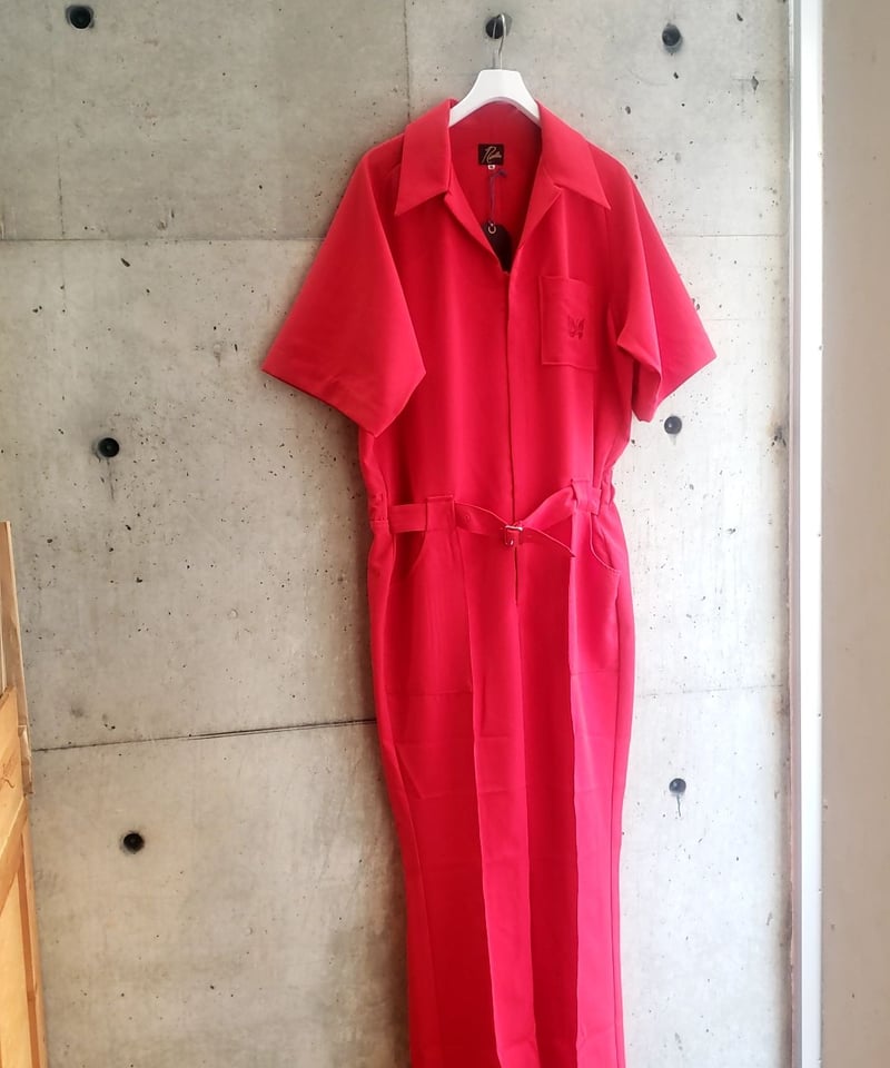 NEEDLES JUMP SUIT TRICOT SATEEN | SURPLUS OITA