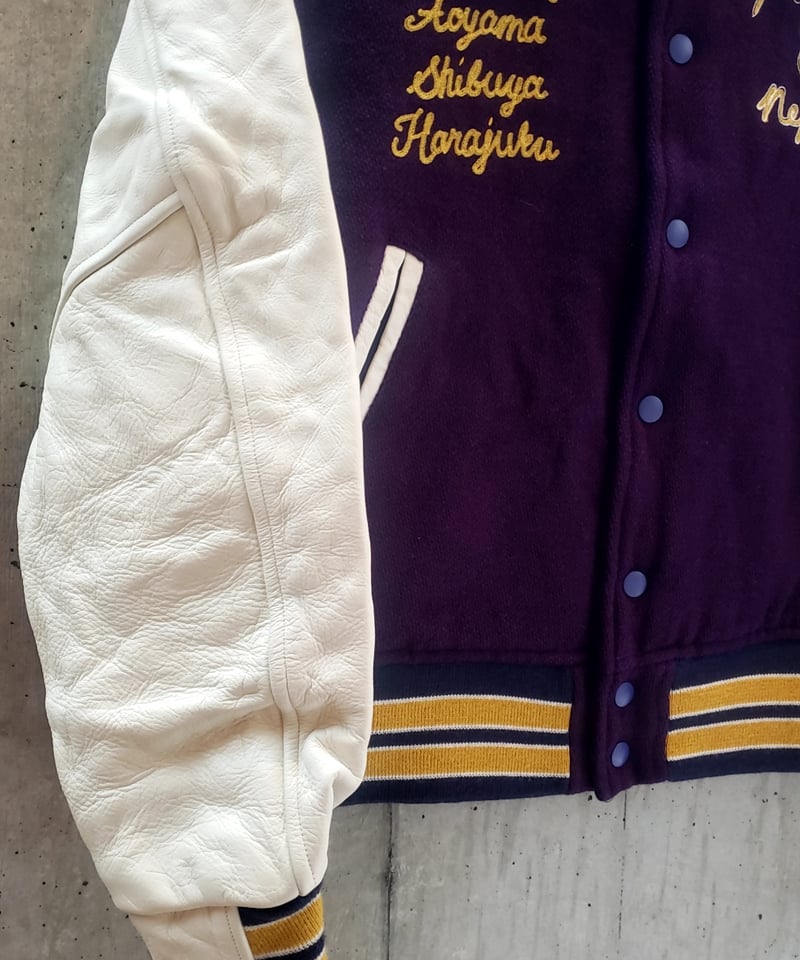 NEEDLES LETTERED JACKET WOOL MELTON | SURPLUS OITA