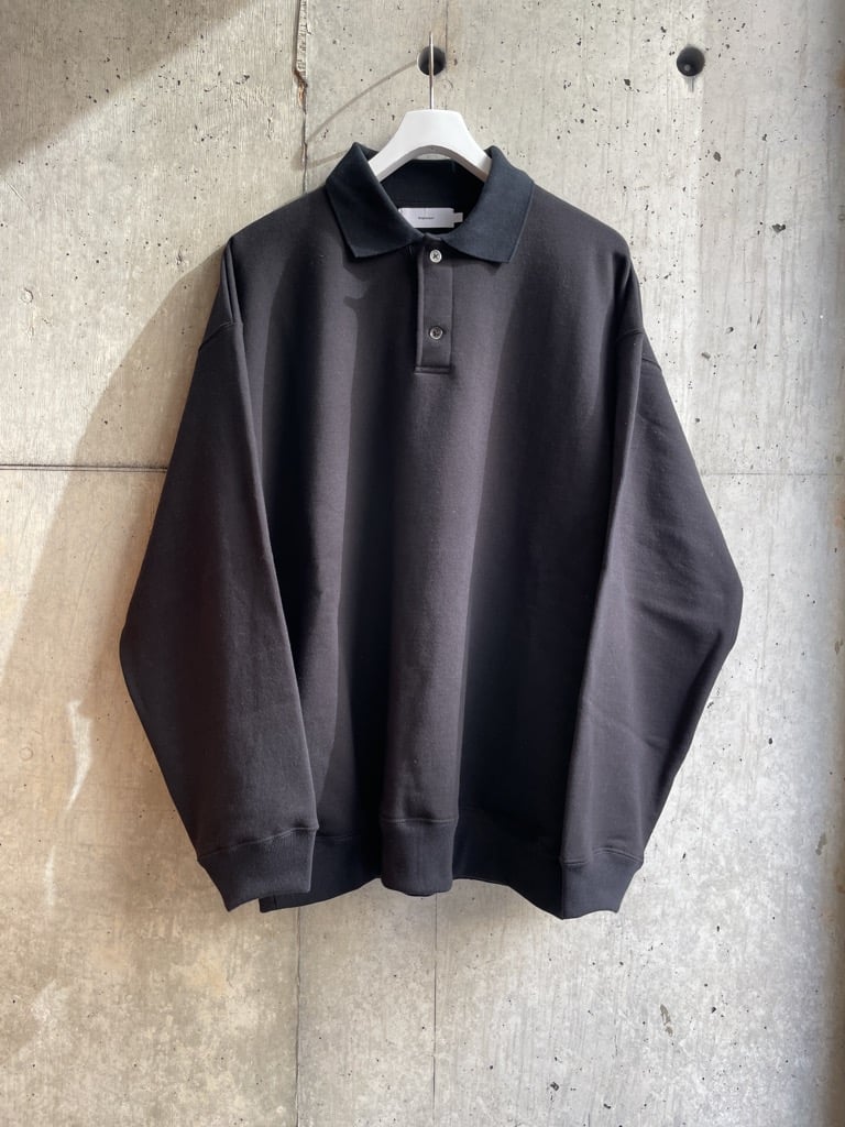 グラフペーパー AZUMA Terry Pullover Polo Sweat GU261