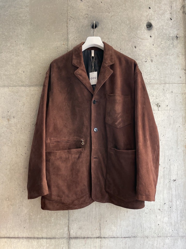 CCU TAILORED 3B JACKET SHEEP LEATHER SUEDE | SU