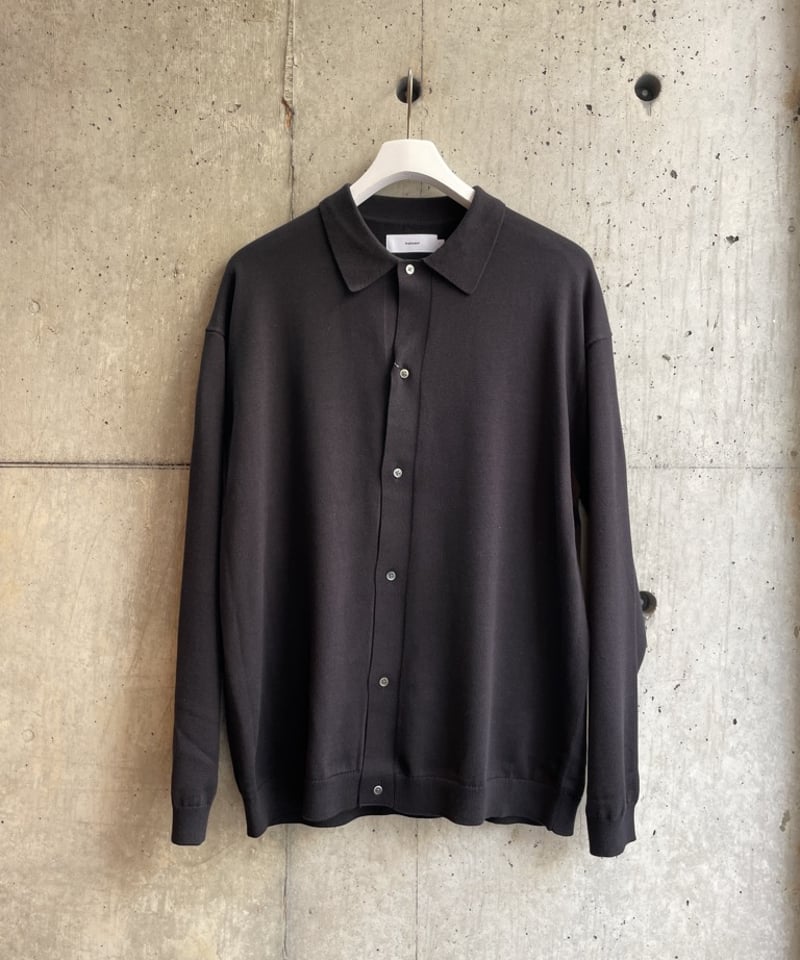 グラフペーパー Suvin High Gauge Knit Oversized L/S Shi