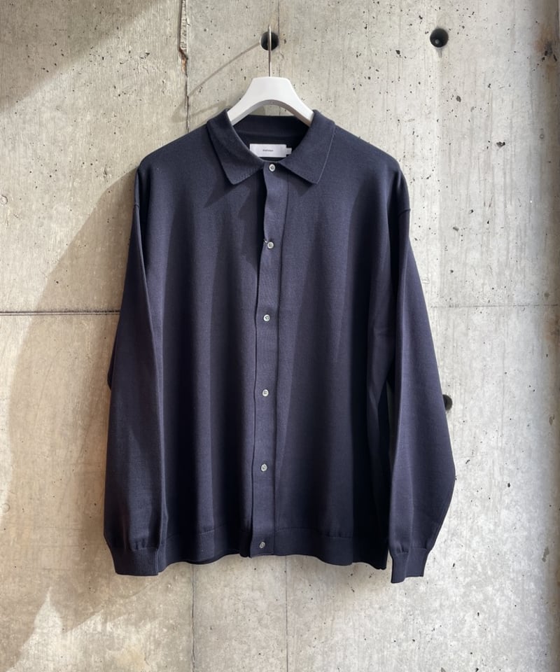 グラフペーパー Suvin High Gauge Knit Oversized L/S Shi