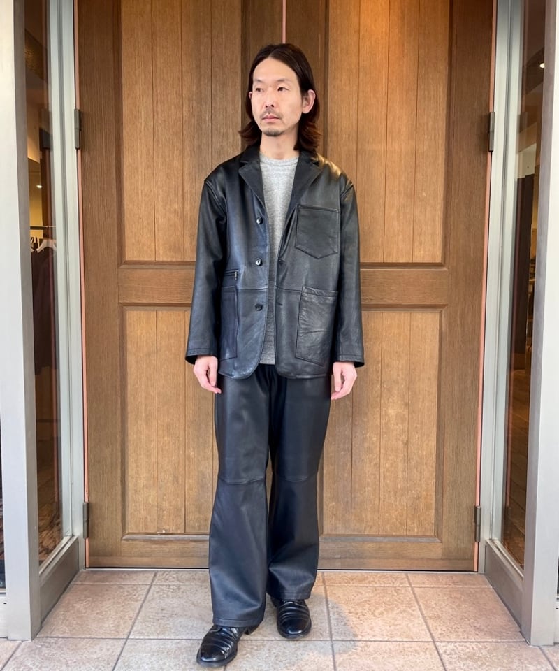 CCU TAILORED 3B JACKET GOAT LEATHER | SURPLUS OITA