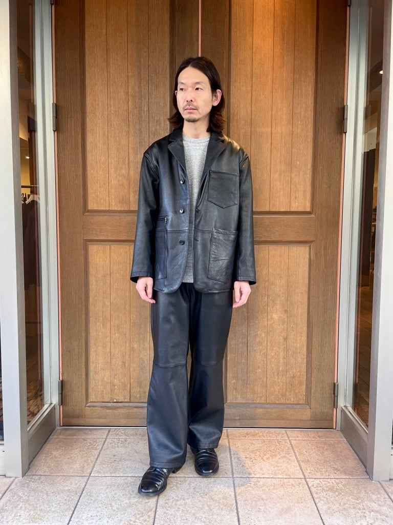 CCU TAILORED 3B JACKET GOAT LEATHER | SURPLUS OITA