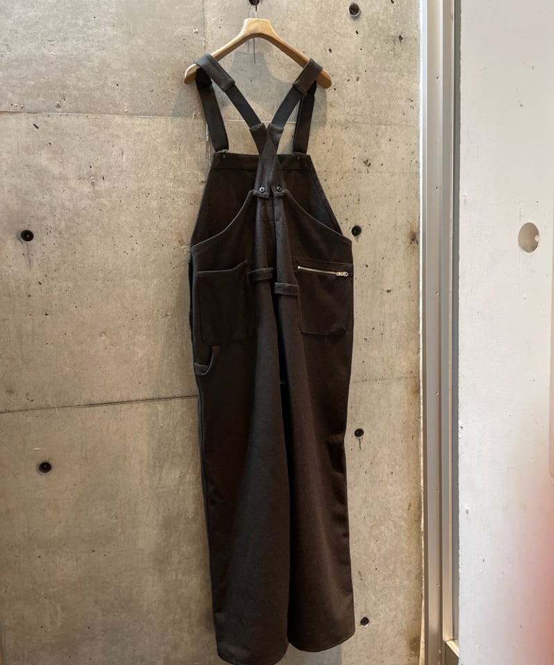 りんご　極美品　ダークグレー デニム調　オーバーオール スノーボード ナイジェルケーボン COAL MINER DUNGAREES BILLIARD CLOTH |