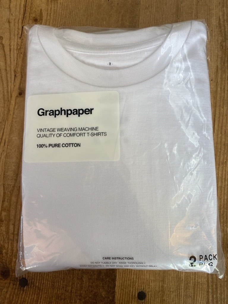 GRAPHPAPER 2PACK CREW-NECK TEE | SURPLUS OITA GRAPHPAPER 2PACK CREW-NECK TEE | SURPLUS OITA