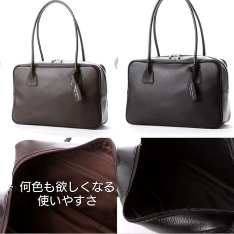 レザーボストンバッグ