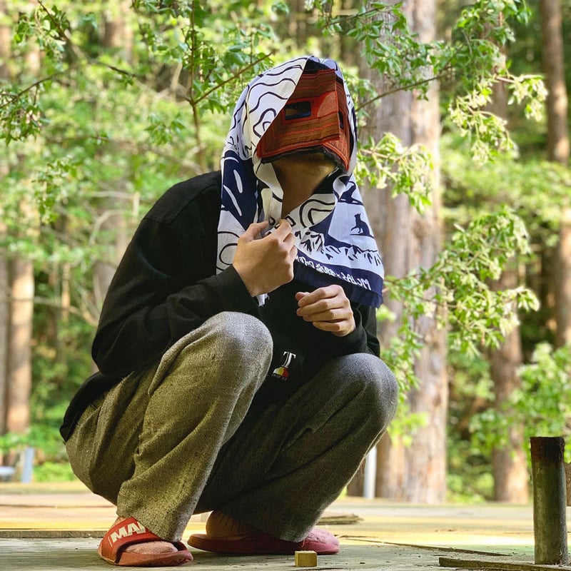 アルプス（山い）』MC LAS x 鎮座DOPENESS x PPTV 江戸注染手拭い |