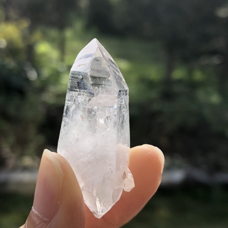 西米良村産板谷水晶3 （両剣&虹入り） | Crystal Earth △☀︎ [Miyaz