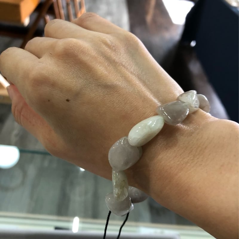 高千穂アメジストタンブル型ブレスレット | Crystal Earth