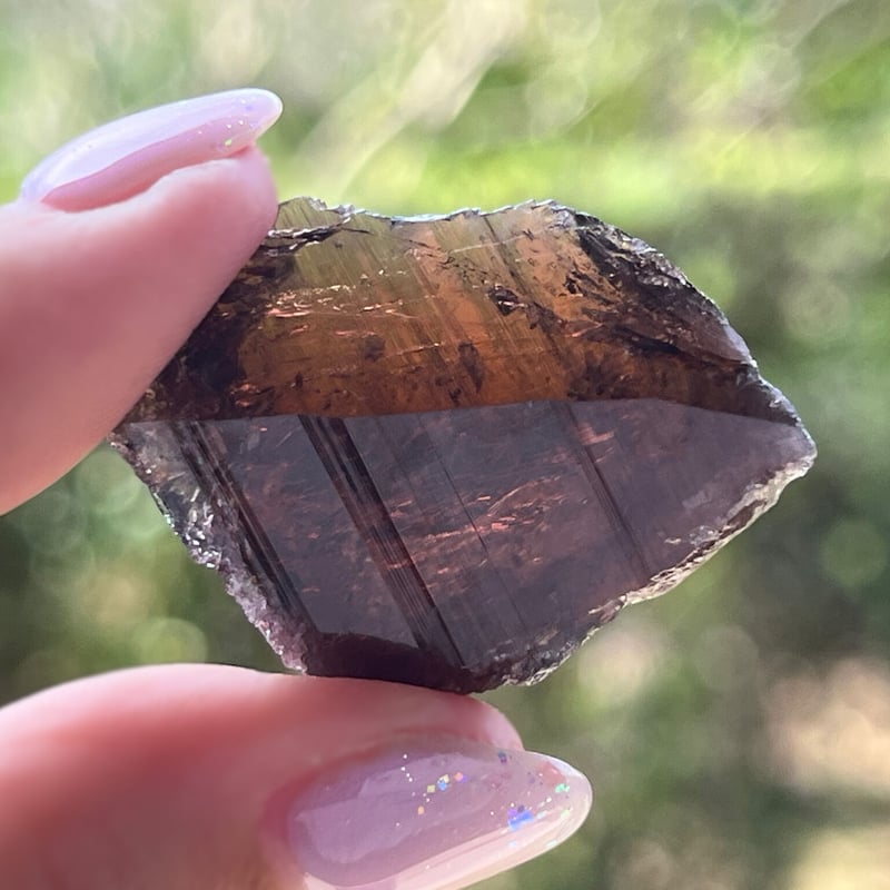 ★値下げ★天然石　アキシナイト　リング　フリーサイズ アキシナイト(宝石名アキシナイト)パキスタン産 0.69ct 識別済