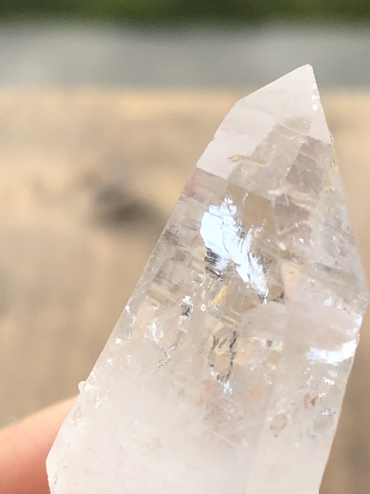 西米良村産板谷水晶3 （両剣&虹入り） | Crystal Earth △☀︎ [Miyaz