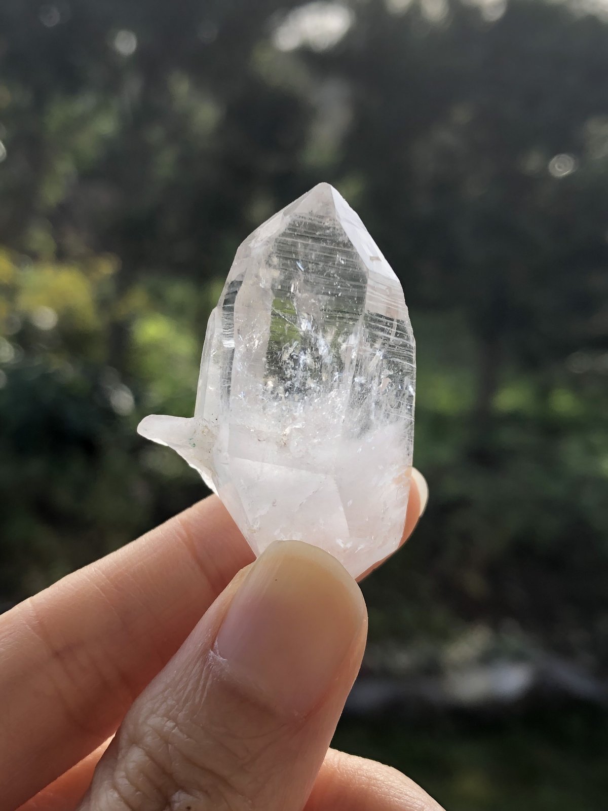 西米良村産板谷水晶3 （両剣&虹入り） | Crystal Earth △☀︎ [Miyaz