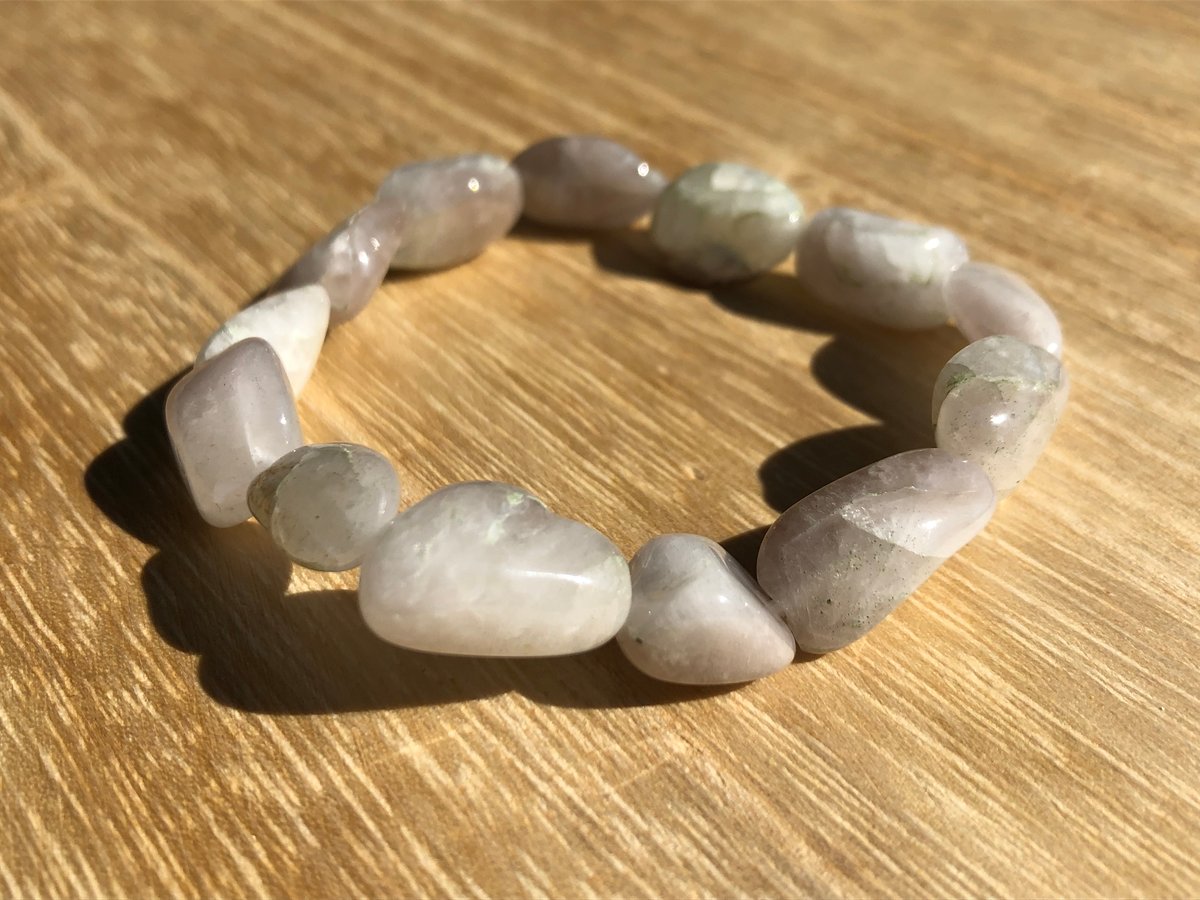 高千穂アメジストタンブル型ブレスレット | Crystal Earth