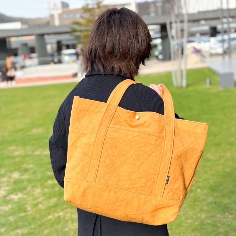 ハンドメイド　ヴィンテージ帆布　トートバッグ　大容量 ヴィンテージ帆布トートバッグ(ブルー) | Nanairo poche* SHOP