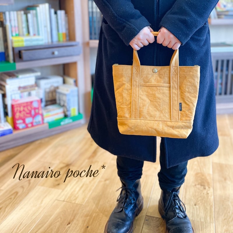ヴィンテージ帆布トートバッグ(オレンジ) | Nanairo poche* SHOP