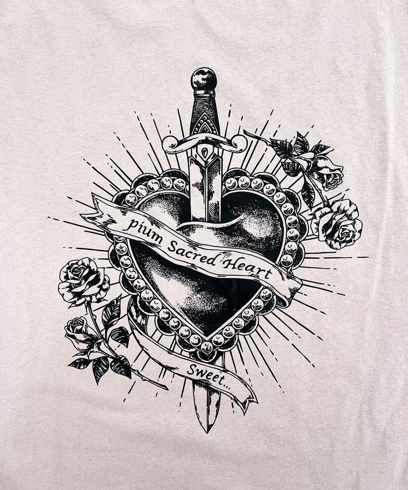 pium sacred heart オーバーサイズTシャツ | pium